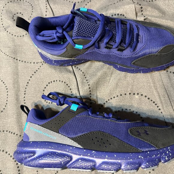 UNDER ARMOUR PURPLE\'S & BLACK DELUXE SYSTEM INSOLE SHOES SIZE 9 MEN NEW NO BOX main image 5